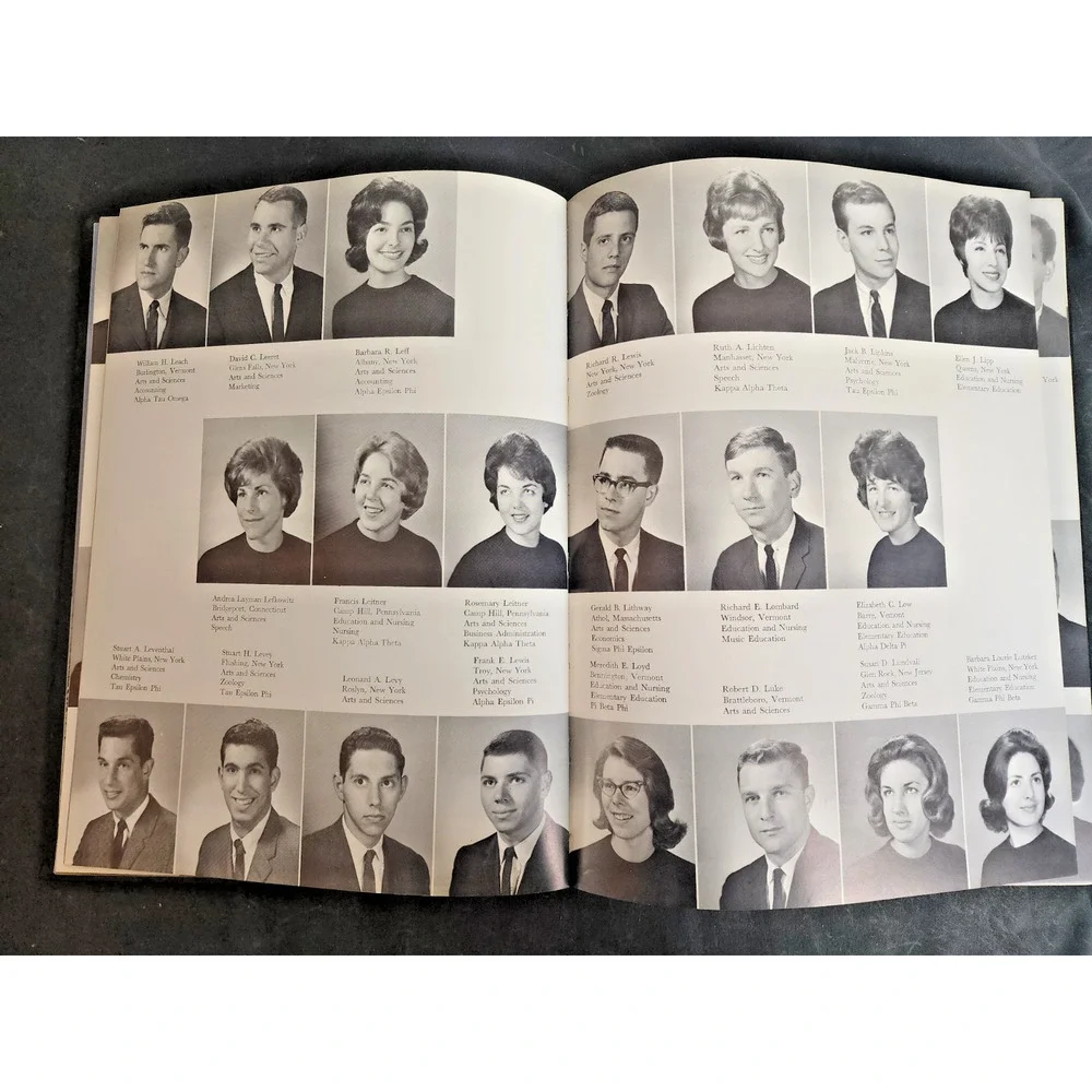Ariel University of Vermont 1964 Yearbook Burlington Vermont